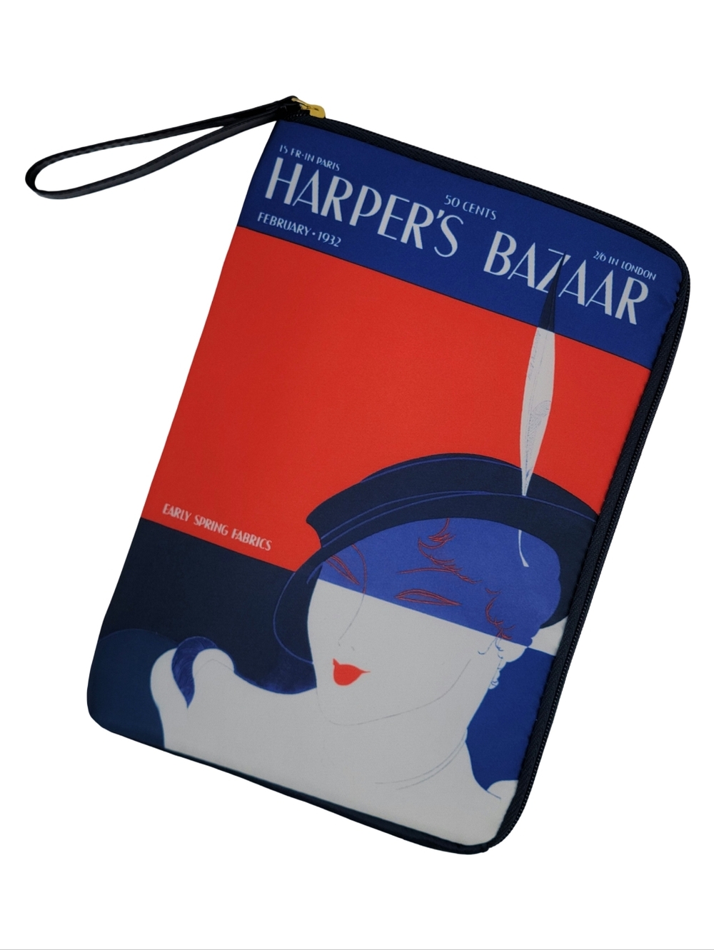 Estee Lauder Harper's Bazar Cosmetic Case﻿ Travel Pouch Zip Bag